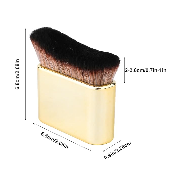 Self Tanning Brush, Self Tanning Brush Applicator Self Tanner Brush Foundation Body Makeup Brushes Self Tan Blending Brush for Face and Body(Gold)