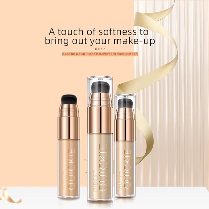 Stay Matte Liquid Foundation Concealer, Silky, Mist, Moisturizing, Types (#01)