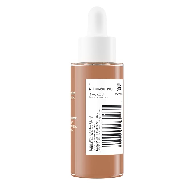 Neutrogena Healthy Skin Sensitive Skin Serum Foundation with Medium/Deep 03, 1 oz