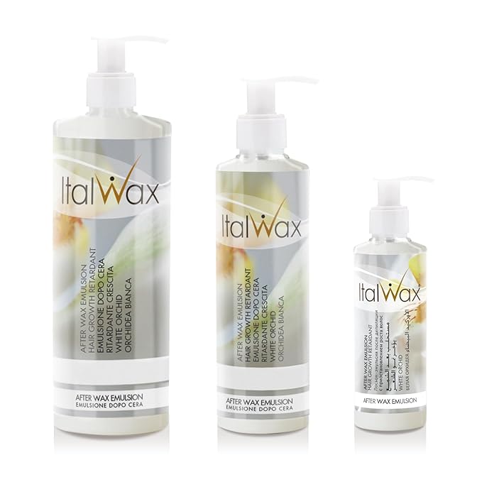 Italwax After Wax Care Lotion - 500ml / 16.95fl.oz - Hair Growth Retardant - White Orchid - Moisturizing and removing waxing residues