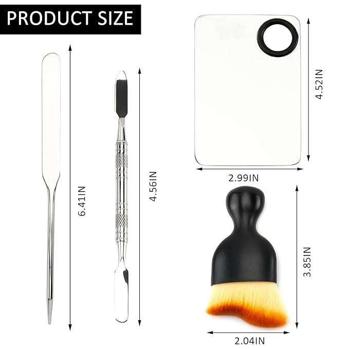 Makeup Spatula and Palette Set, Facial Makeup Tools,