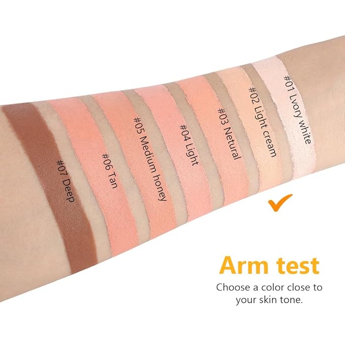Kaely Pot Concealer Full Coverage Set,under Eye Brightener ojeras 02