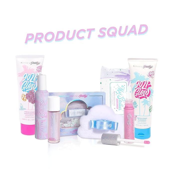 Petite 'n Pretty - Fully Feathered Volumizing Mascara & 10K Shine Lip Gloss (Diamond Heist) - Natural and Non-Toxic Face Makeup for Kids, Children, Tweens and Teens