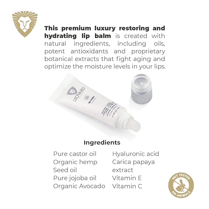Organic Lip Balm - Hydrating, Natural Daily