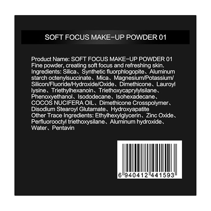 Soft Focus Loose Setting Powder, Waterproof, Matte, Oil 04 Pink