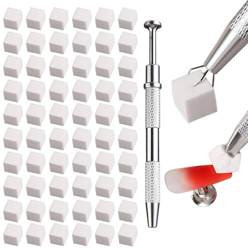 100Pcs Soft Nail Sponges for