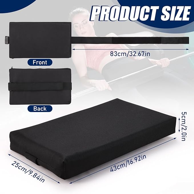 TOBWOLF Square Hip Thrust Cushion Pad