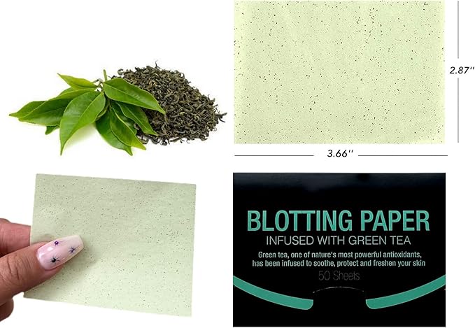 2 Pks GREEN TEA INFUSED Soothing Natural Abaca