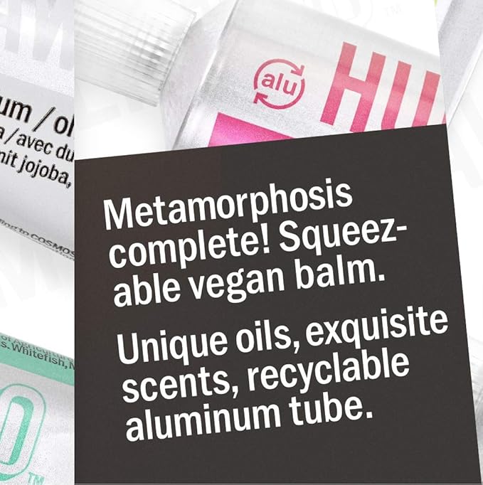 Hurraw! Balmtoo Squeezable Balm, Unscented: Thick Organic.