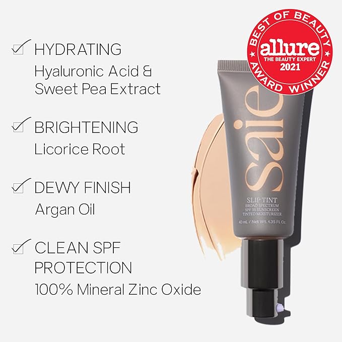 Saie Slip Tint SPF 35 Tinted Moisturizer - Nine () 1.35 oz
