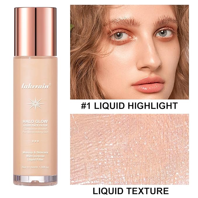 Natural Glow Liquid Filter Makeup, Longwear Face Luminizer, 1.06 fl oz