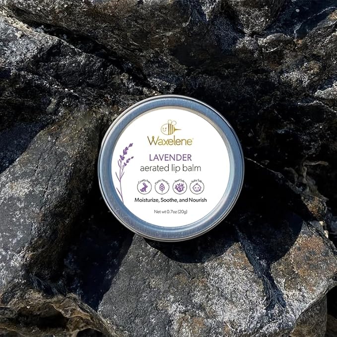 Waxelene Lavender Aerated Lip Balm Tin