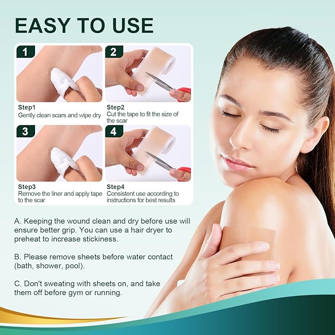 Medical Grade Silicone Scar Sheets, Silicone