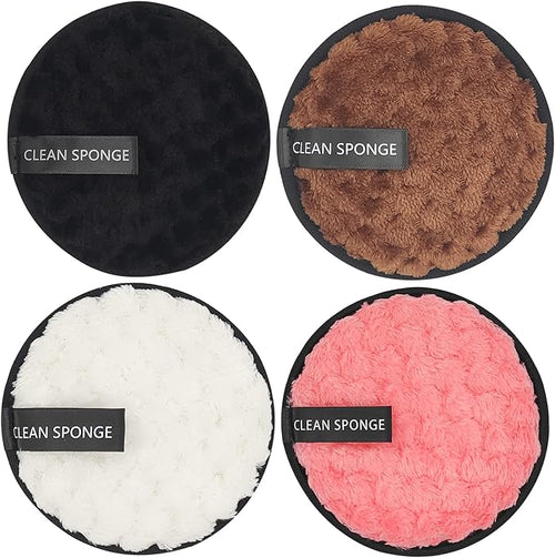 Reusable soft makeup remover pads