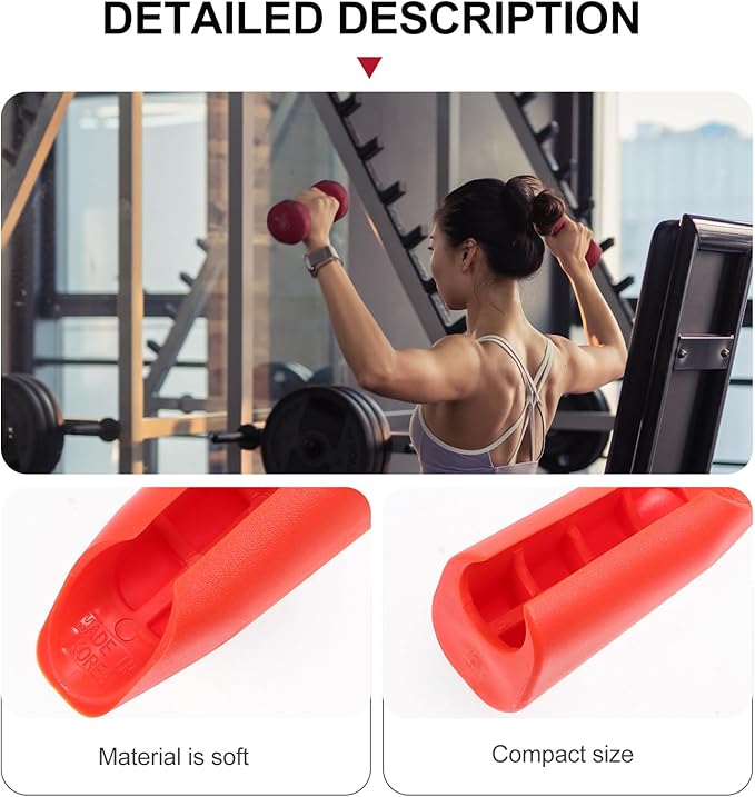 Kisangel 2 Pairs Barbell Pad Grasp Grip Barbell