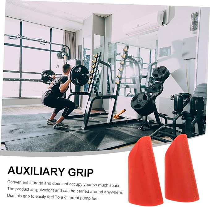 Kisangel 2 Pairs Barbell Pad Grasp Grip Barbell