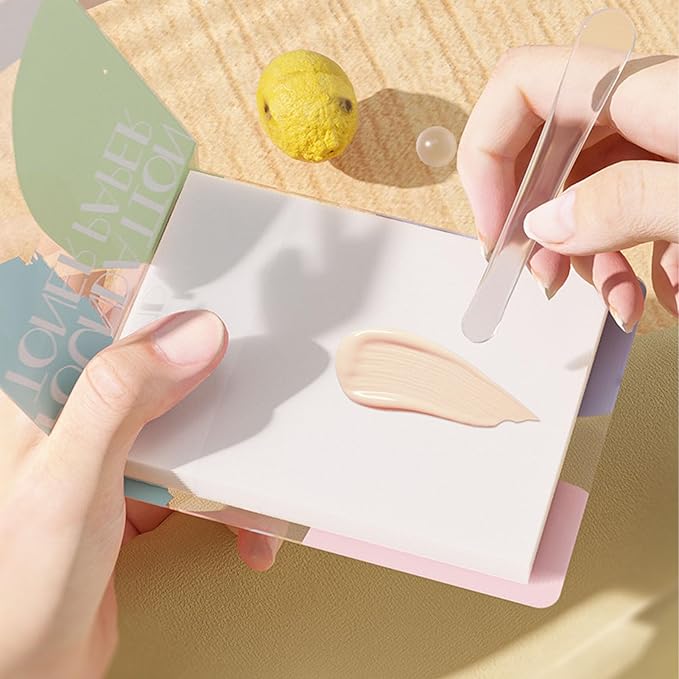 200 Sheets Nail Art Cosmetic Palette Paper Disposable
