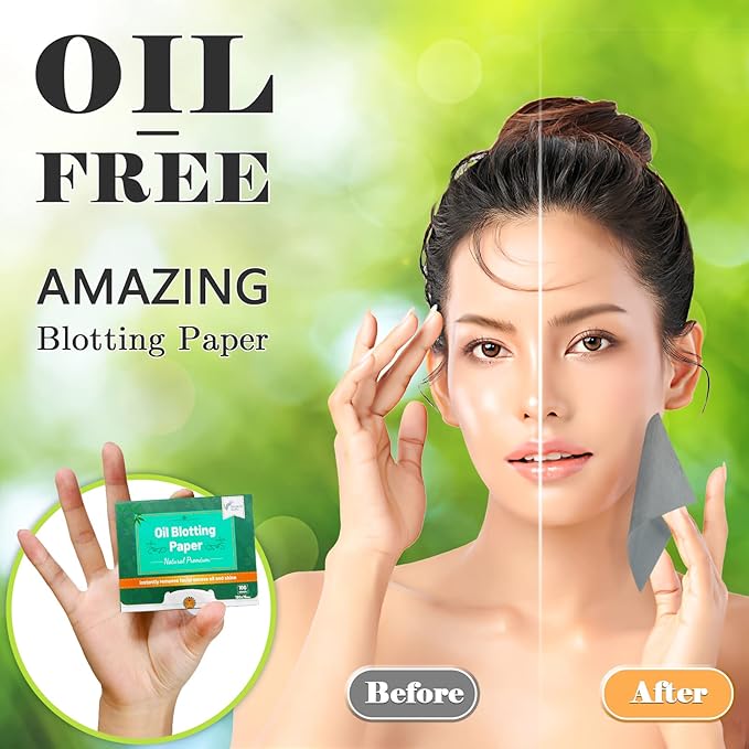 Natural Premium Oil Blotting Paper for Oily Skin