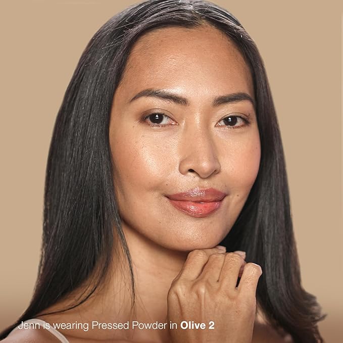 Mineral Fusion Pressed Powder Foundation, Olive 1 - Cruelty-Free, . 0.32 Oz