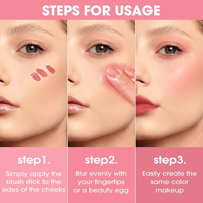 Jolilab Liquid Blush - High Pigment, Long - Lasting, Buildable Color for a Natural Glow(05#)