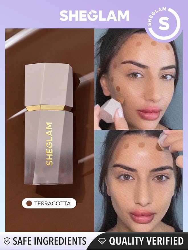 SHEGLAM Sun Sculpt Cool Toned Liquid Contour Stick - Terracotta