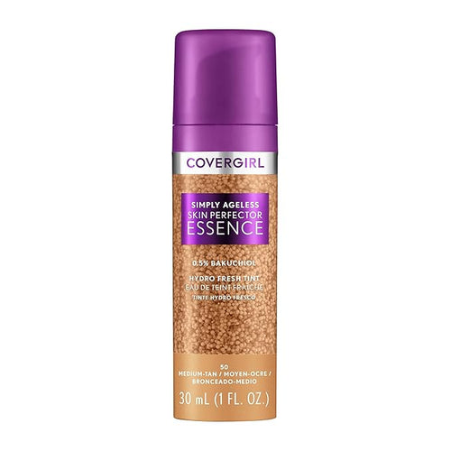 Covergirl Simply Ageless Skin Perfector Essence Foundation, 50 Vegan Formula, 1.0oz