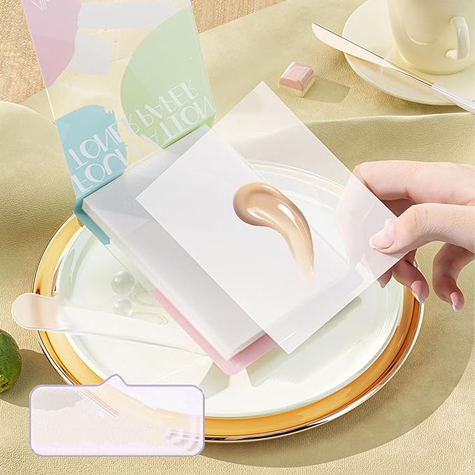 200 Sheets Nail Art Cosmetic Palette Paper Disposable