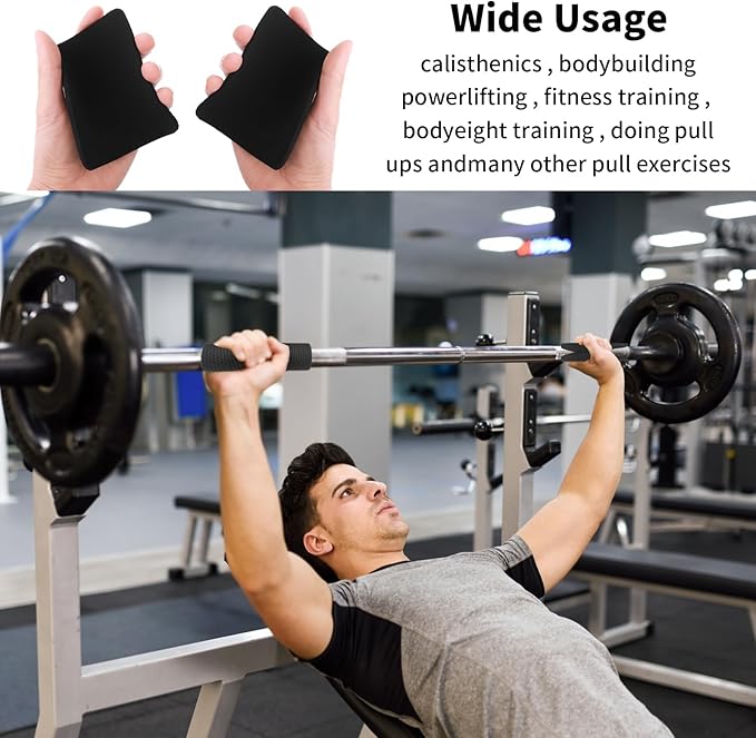 Thinp 10 Pcs Gym Grip Pads for Weight