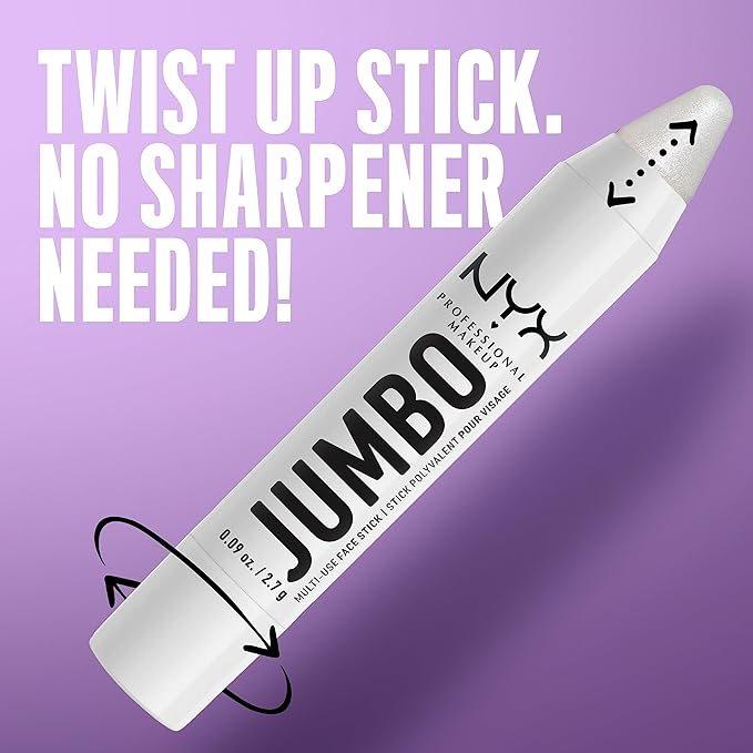 NYX PROFESSIONAL MAKEUP, Jumbo Multi-Use Face Highlighter Stick Ice Cream