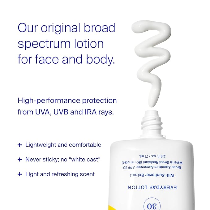 Supergoop! PLAY Everyday SPF 30 Lotion - 5.5 oz, Pack of 2 - Broad Spectrum Body & Face Sunscreen for Sensitive Skin - Water & Sweat Resistant - Great for Active Days