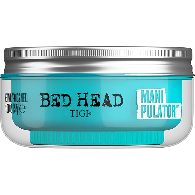 TIGI Bed Head Manipulator texturizing Putty with Firm Hold 2.01 oz, Bed Head Hair Wax Stick with Beeswax & Japan Wax for Cool People 2.57 oz