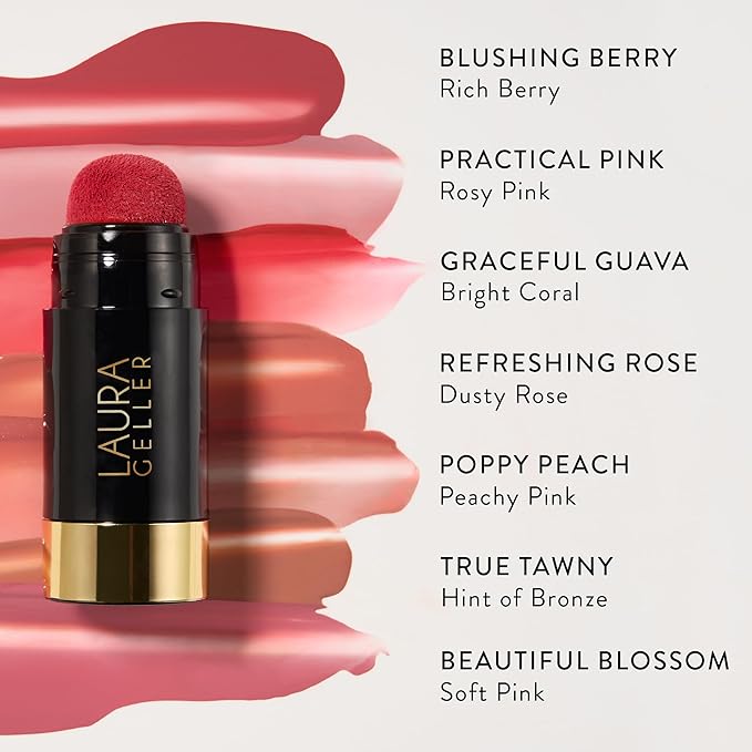 LAURA GELLER NEW YORK Serum Blush Tint, Lightweight Graceful Guava