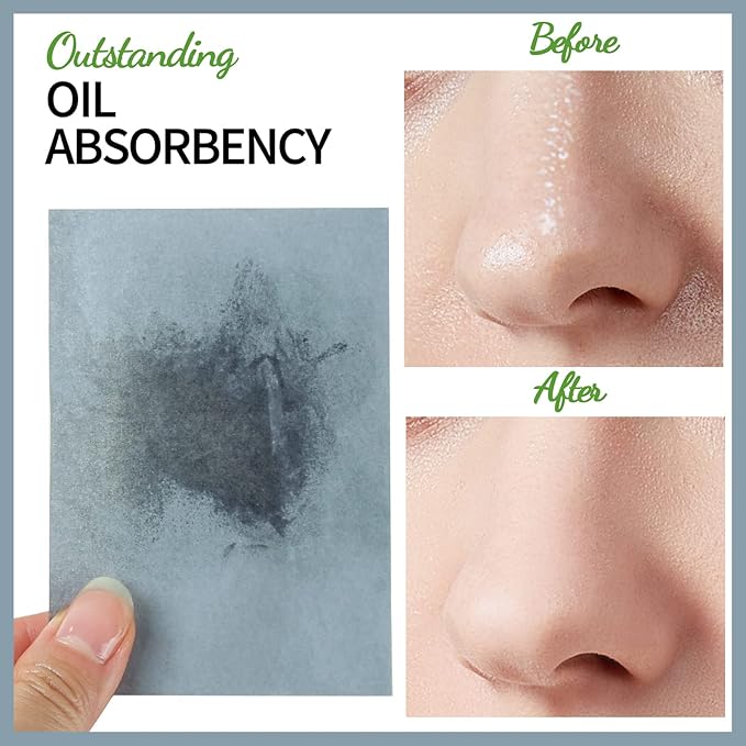 FANDAMEI 600 Counts Oil Blotting Sheets For Face, Absorbing Tissues