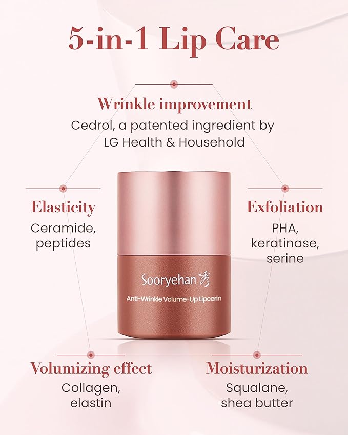 Sooryehan Tinted Lipcerin Lip Balm (0.5fl Squalane.