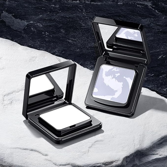 Oil Control Face Pressed Powder Compact, 24H Longlasting () () 0.28Oz