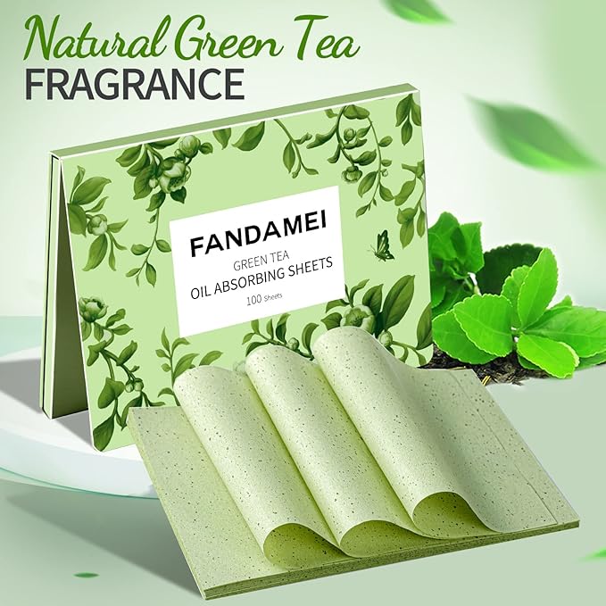 FANDAMEI Oil Blotting Sheets For Face, Oil Blotting 200 Counts