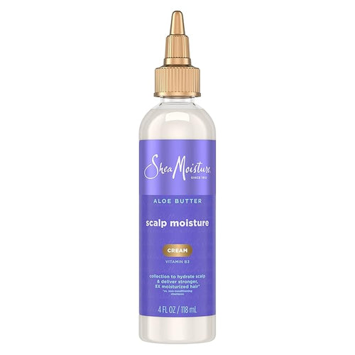 SheaMoisture Hair Cream Aloe Butter & Vitamin B3 With A Boost Of Hydration To Hydrate Scalp + Moisturized Hair 4oz