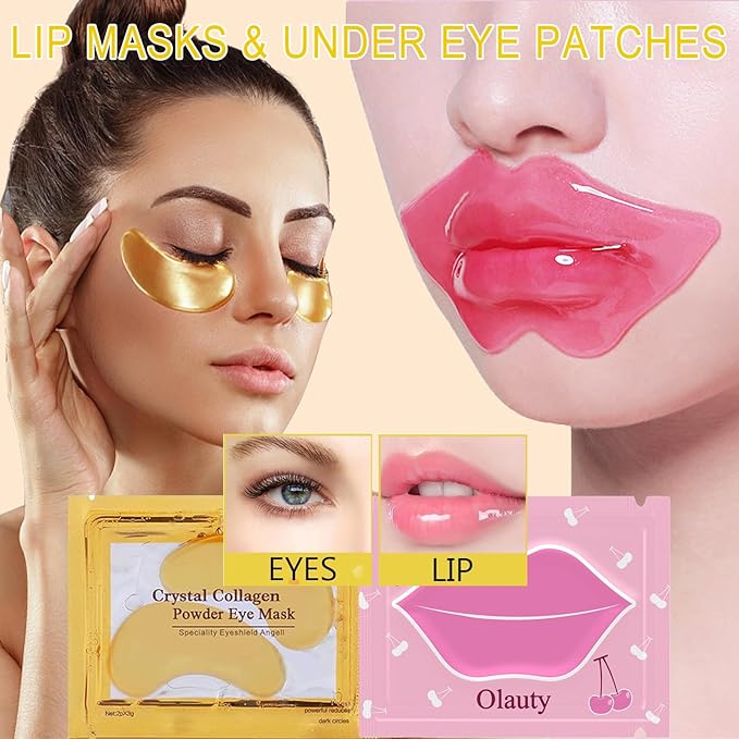 30 Pairs Cherry Lip Masks & Circle