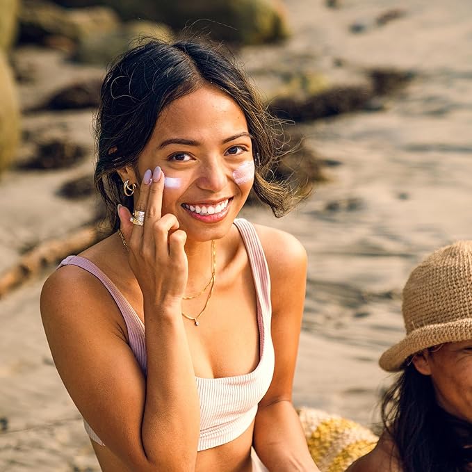 Badger Mineral Sunscreen SPF 50 Zinc Oxide Sunscreen with 98% Organic Ingredients, Reef-Safe, Broad-Spectrum, Hypoallergenic, Water Resistant, Unscented Adventure Sport Sunscreen 2.9 fl oz