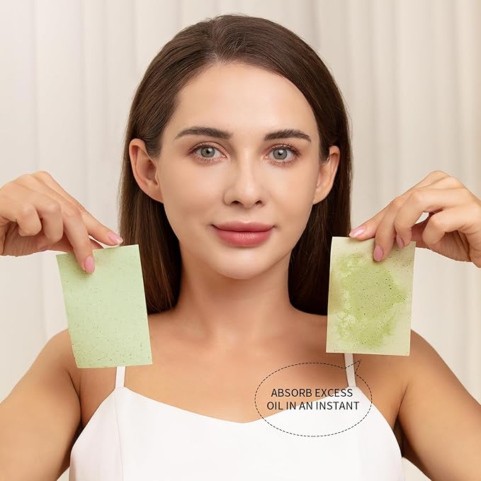 Teenitor Oil Blotting Sheets for Face, 400 Sheets Large 10cmx7cm
