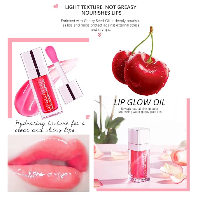 2 Set Lip Oil Hydrating Tinted