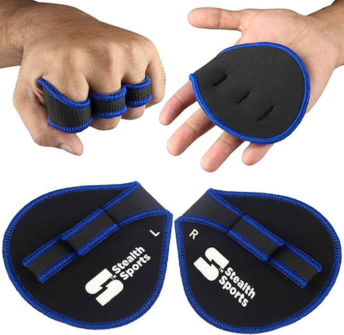 Weight Lifting Gym Grip Pads Non-Slip Neoprene Pull
