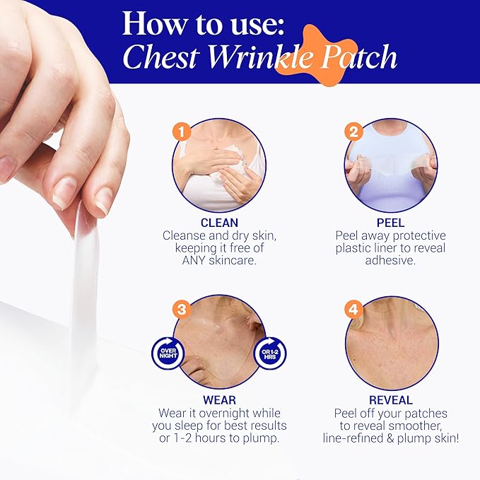 Wrinkles Schminkles Chest Wrinkle Patch - Smoothing