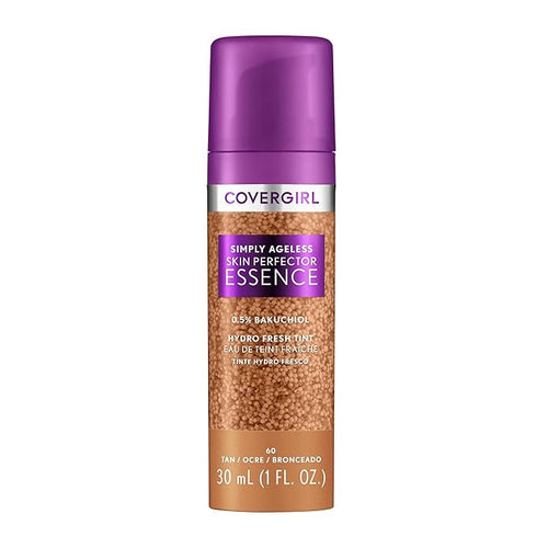Covergirl Simply Ageless Skin Perfector Essence Foundation, 60 Vegan Formula, 1.0oz