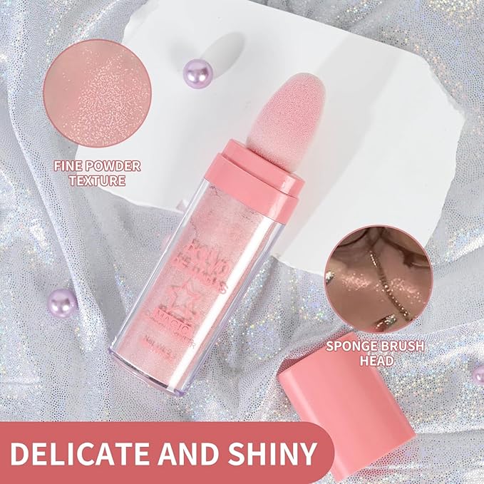 Polvo De Hadas Fairy Dust Highlight Patting Powder Golden brown)