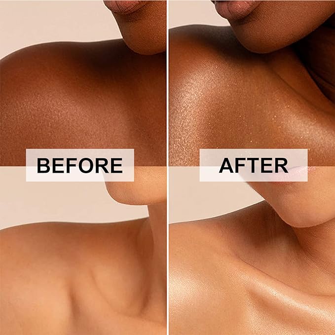 Body Shimmer Oil, Waterproof Long Lasting Moisturizing Body Bronze #03) 1oz