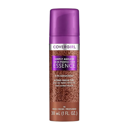 Covergirl Simply Ageless Skin Perfector Essence Foundation, 70 Vegan Formula, 1.0oz