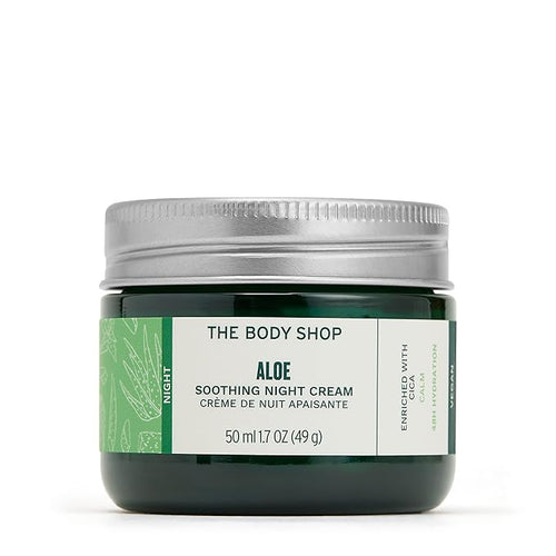 The Body Shop Aloe Vera Night Cream, For Sensitive Skin, Vegan, 50ml