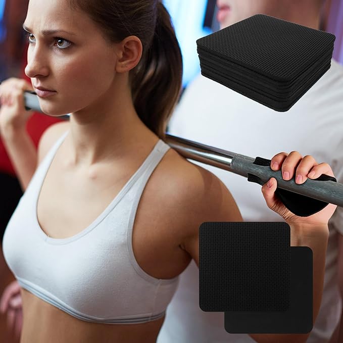 Thinp 10 Pcs Gym Grip Pads for Weight