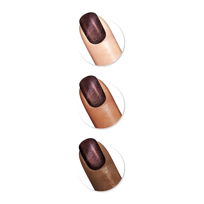 Sally Hansen Miracle Gel, Hot Cocoa Cuddles, Long Lasting, Gel-Like Formula, No UV Lamp Needed, Opaque, Shimmery Brown Nail Polish